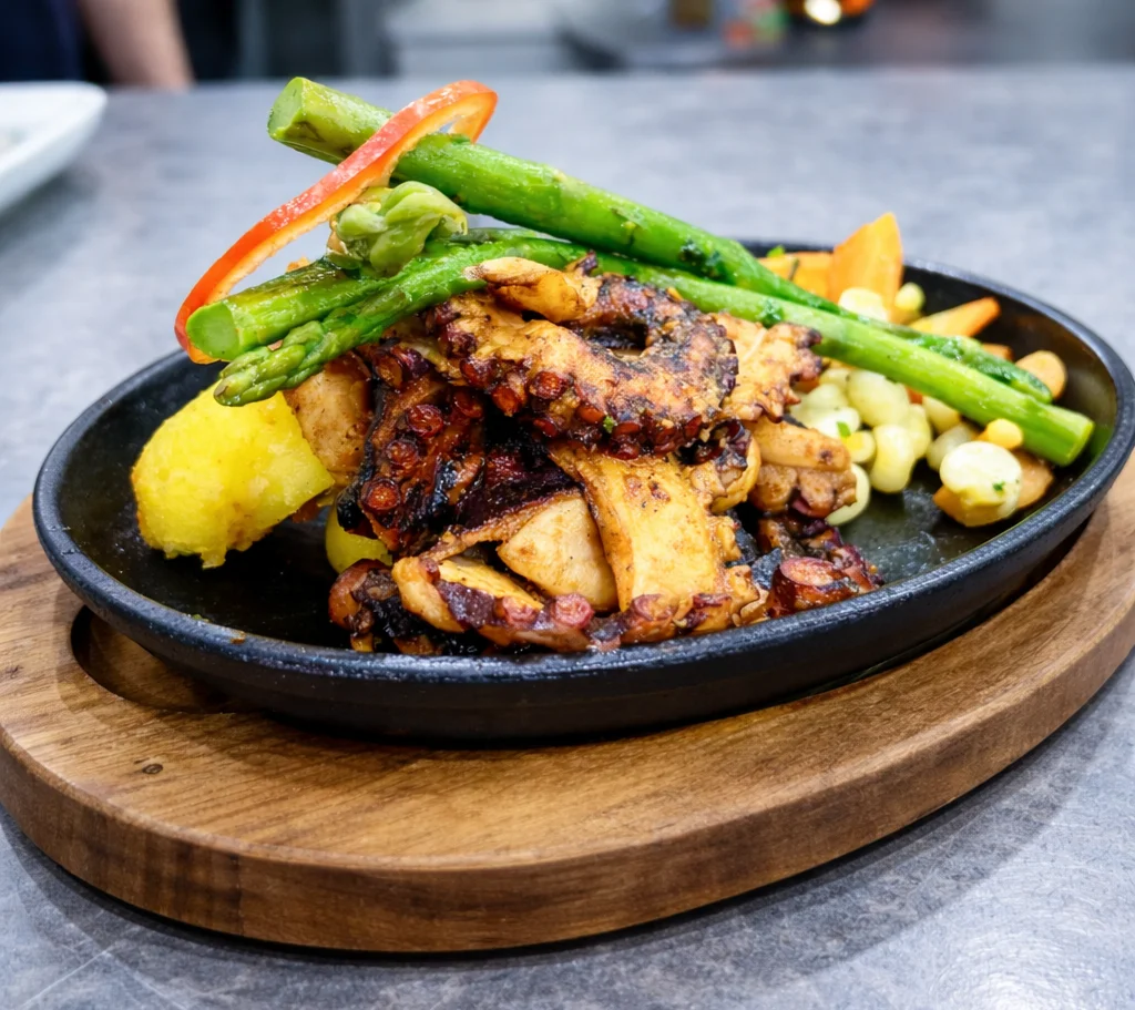Pulpo a la parrilla